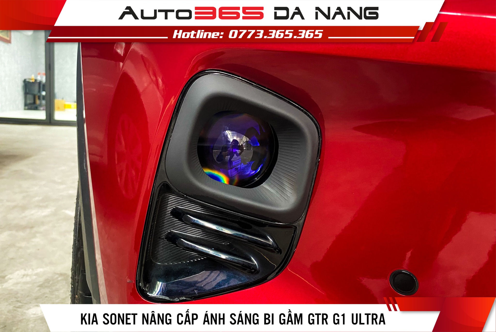 Kia Sonet độ đèn GTR G1 Ultra